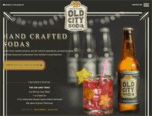 Tablet Screenshot of oldcitysoda.com